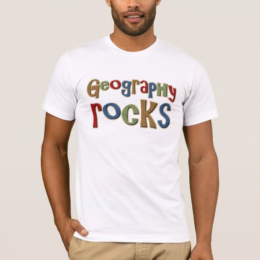 地理学の石 Tシャツ (正面)