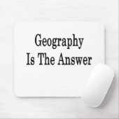 地理学は答えです マウスパッド (マウス)