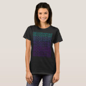 地理学地理学レトロ Tシャツ (正面フル)