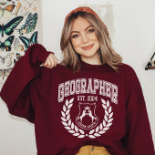 地理学大学卒業 |地理学者グラード スウェットシャツ