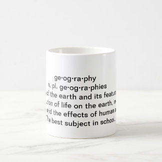 地理学定義 コーヒーマグカップ