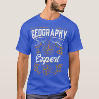 地理学専門家ジオグラファー学生地域 Tシャツ