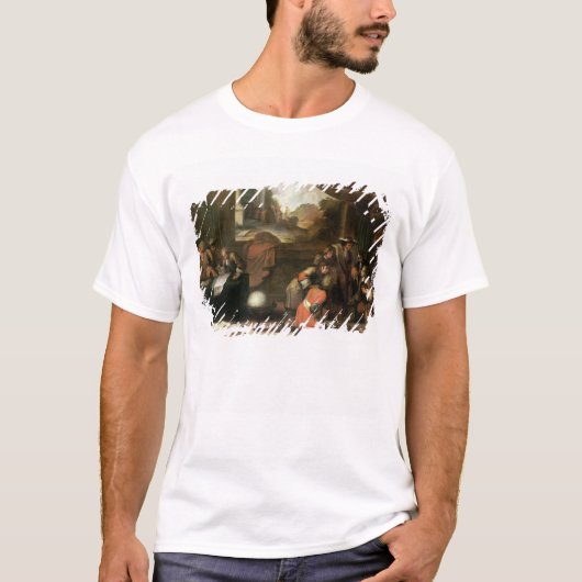 地理学者が付いている部屋のインテリア Tシャツ (正面)
