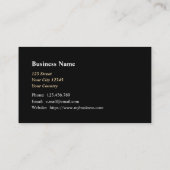 地理学者ジオサイエンティスト世界地図 名刺 (裏面)