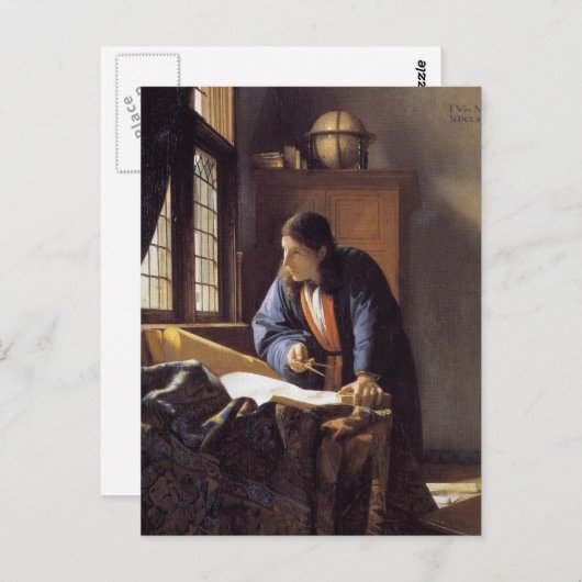 地理学者 ポストカード (正面/裏面)