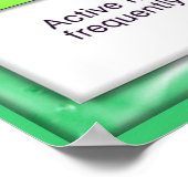 地理学、地球科学、活火山 ポスター (角)