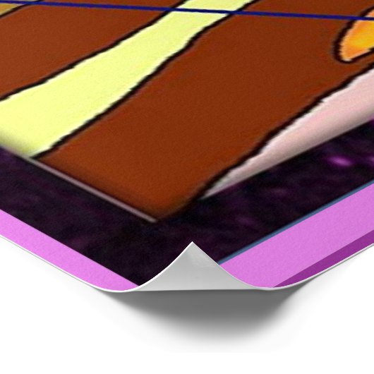 地理火山、図 ポスター (角)