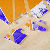 地理爆発 ジグソーパズル (側面)