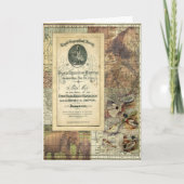 地理王室の会コラージュあいさつカード カード (正面)