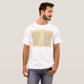 地理的な回顧録 Tシャツ (正面フル)