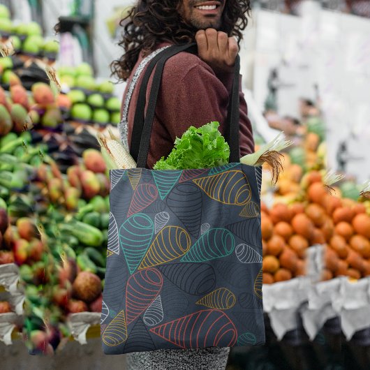 地理的な渦 トートバッグ