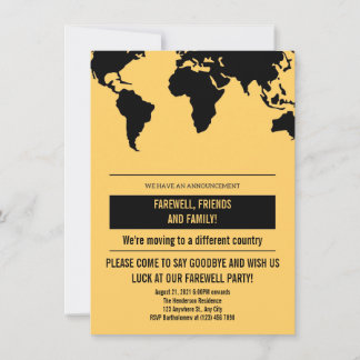 地理的な移動発表 案内状