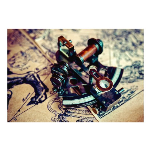 地理的な素晴らし発見の時期 フォトプリント (正面)