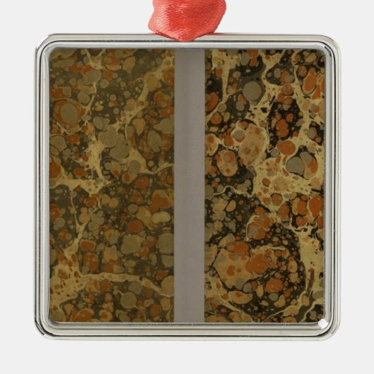 地理的エクササイズ メタルオーナメント (正面)