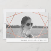 地理院長 | フェイク銅と写真ありがとう 招待状 (正面)