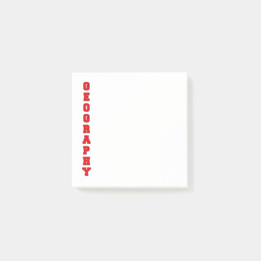 地理 ポストイット (正面)