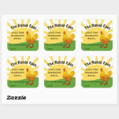 地産地消の卵ボックスラベル 農家ショップ スクエアシール (シート)