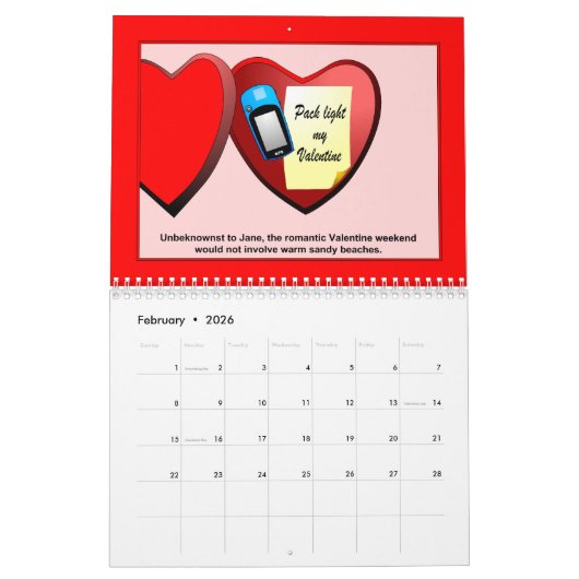 地痛 カレンダー (2月 2026)