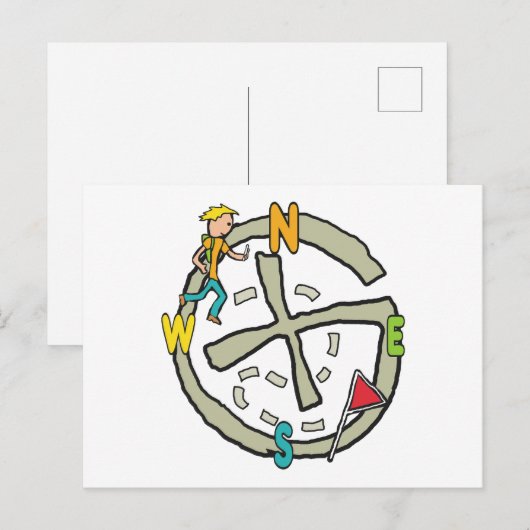 地痛 ポストカード (正面/裏面)