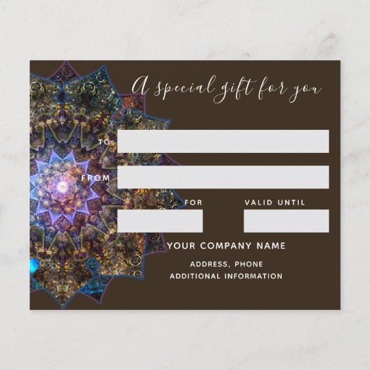 地神曼荼羅 チラシ (裏面)