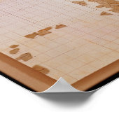 地籍の残骸 ポスター (角)