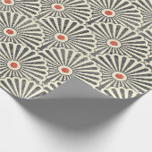 地肌に継ぎ目のない日本ヴィンテージの模様 ラッピングペーパー (角)