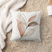 地色の水彩ミニマルデザイン クッション (ブランケット)