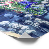 地蔵菩薩像よだれかけ・帽子像 ポスター (角)