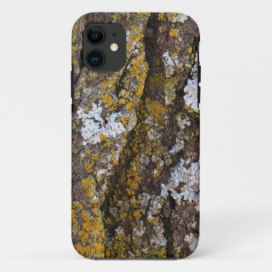 地衣が付いている樹皮 iPhone 11 ケース