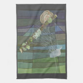 地衣くらげ- キッチンタオル (縦)