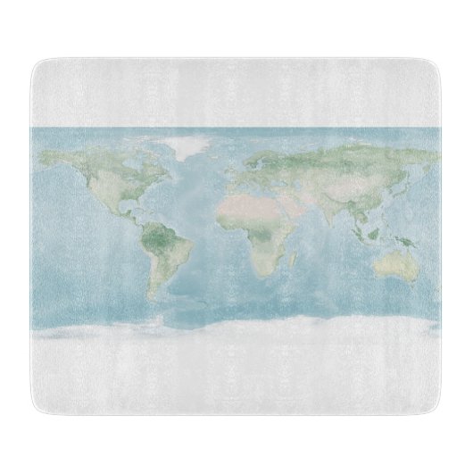 地表の探検家地図 カッティングボード (正面)