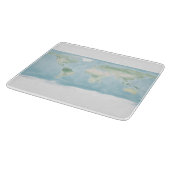 地表の探検家地図 カッティングボード (角)