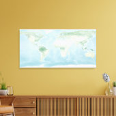 地表の探検家地図 キャンバスプリント (インサイチュ (リビング))