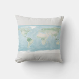 地表の探検家地図 クッション