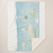 地表の探検家地図 シェルパブランケット (正面)