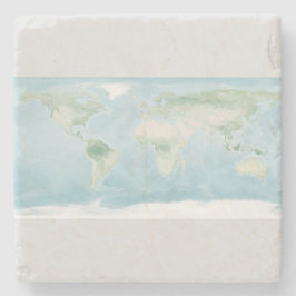 地表の探検家地図 ストーンコースター