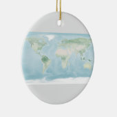 地表の探検家地図 セラミックオーナメント (右)