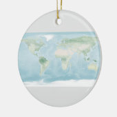 地表の探検家地図 セラミックオーナメント (左)