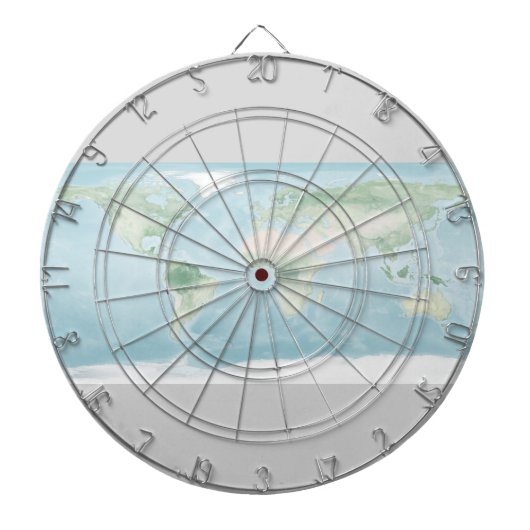 地表の探検家地図 ダーツボード (正面)