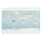 地表の探検家地図 枕カバー (正面右)