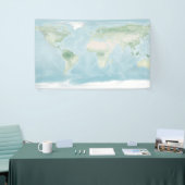 地表の探検家地図 横断幕 (トレードショー)