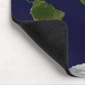 地表面、浅瀬、および陰影の地形図 マウスパッド (コーナー)