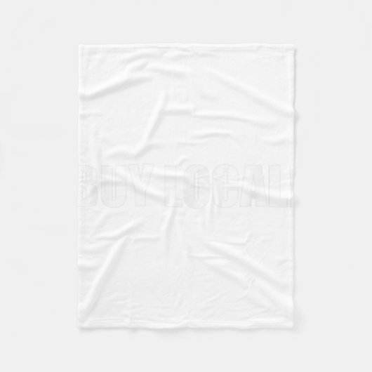 地買域環境保護・動物福祉 フリースブランケット (正面)