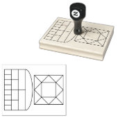 地質シールドとハウスグラフスタンプ ラバースタンプ (押印)