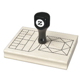 地質シールドとハウスグラフスタンプ ラバースタンプ