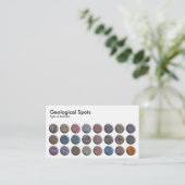 地質スポット – リネン 名刺 (スタンド正面)