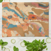 地質ネバダのプラトー キッチンタオル (折り畳み)