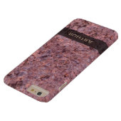 地質ピンクロックテクスチャフォト Case-Mate iPhoneケース (底面)