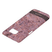 地質ピンクロックテクスチャフォト Case-Mate iPhoneケース (下部)