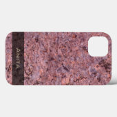 地質ピンクロックテクスチャフォト Case-Mate iPhoneケース (裏面 (横))